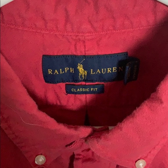 Long sleeve button down Ralph Lauren Men’s XL - Picture 3 of 3